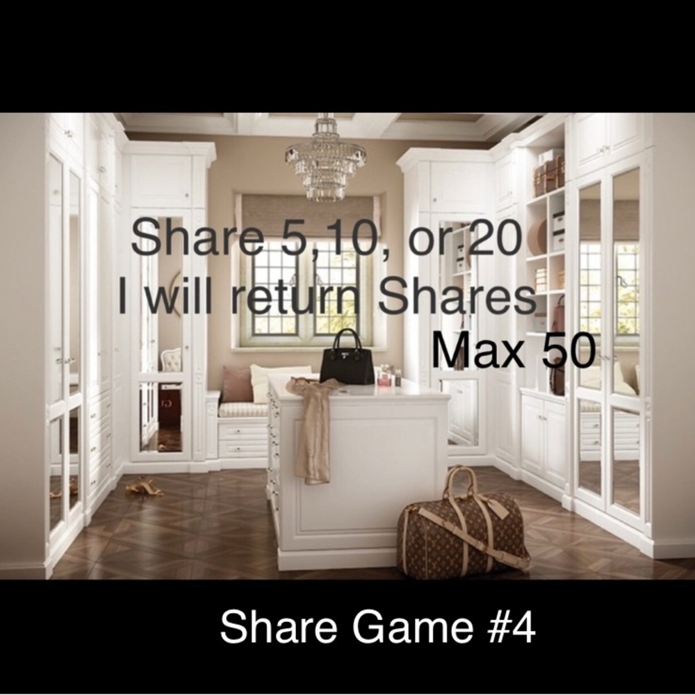 Share 5,10,15,20,30,40,50 Max every 24 hours